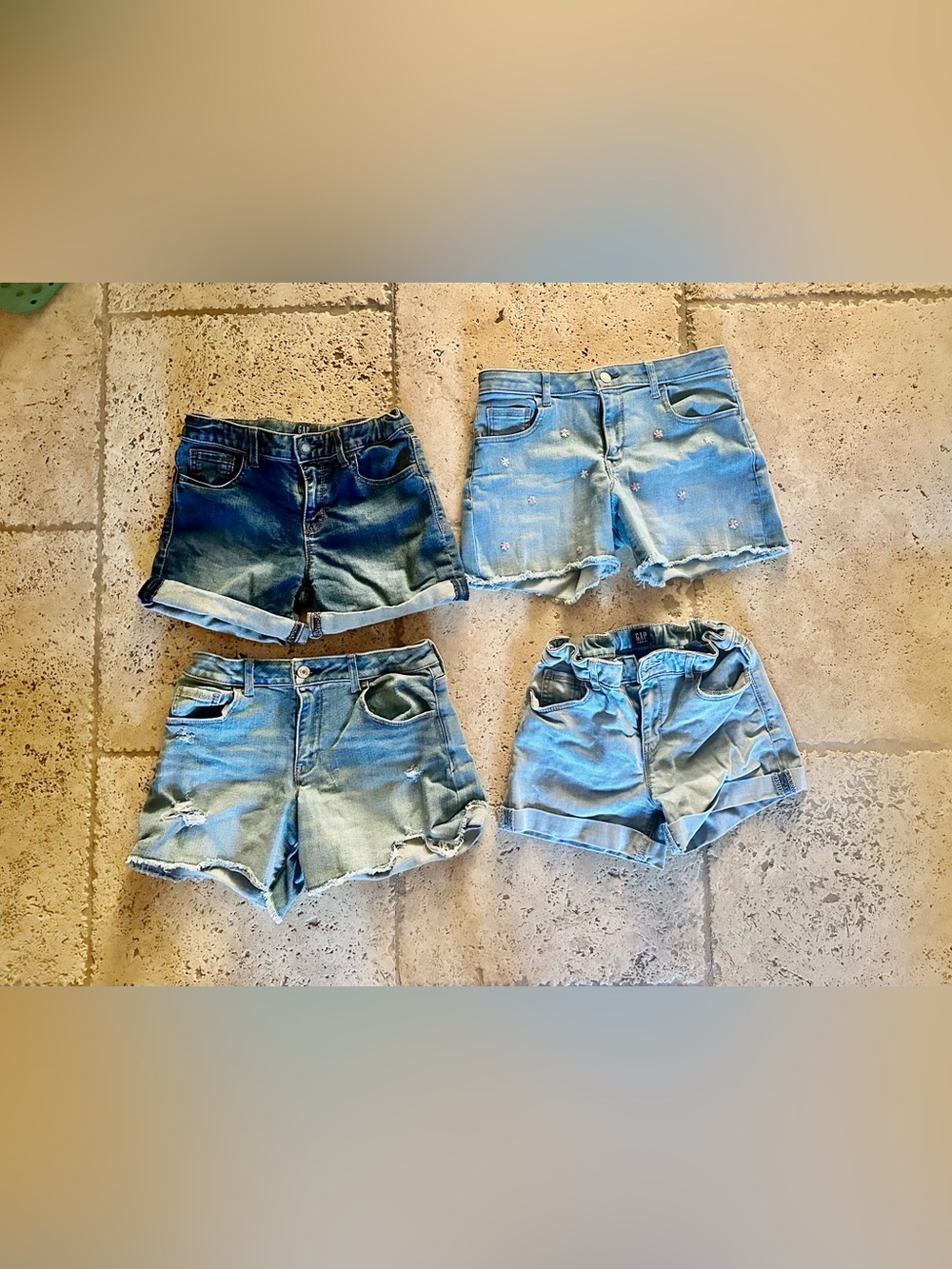 GAP Kids Denim Shorts Bundle | Size 14 | 4 Pairs | Excellent Condition